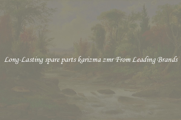 Long-Lasting spare parts karizma zmr From Leading Brands