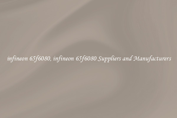 infineon 65f6080, infineon 65f6080 Suppliers and Manufacturers