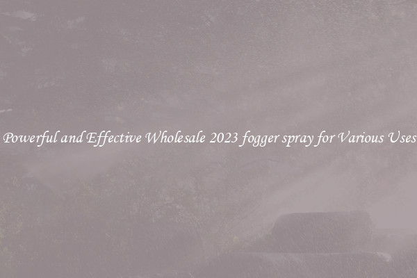 Powerful and Effective Wholesale 2023 fogger spray for Various Uses