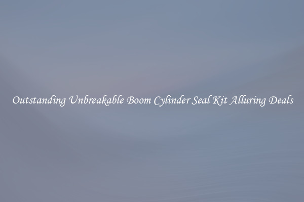 Outstanding Unbreakable Boom Cylinder Seal Kit Alluring Deals
