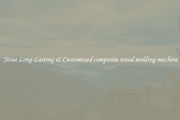 Stout Long-Lasting & Customized composite wood molding machine
