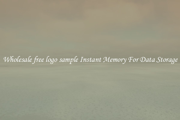 Wholesale free logo sample Instant Memory For Data Storage